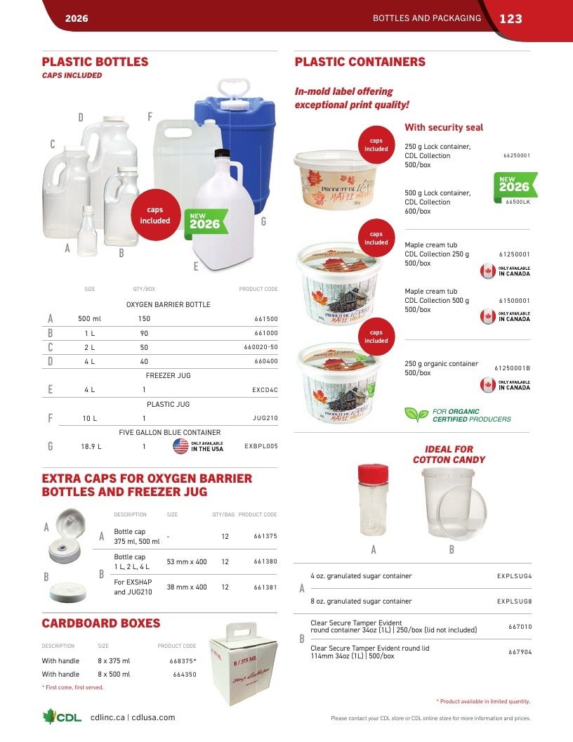 CDL USA Maple Equipment Catalog Weekly Ad January 1 - December 31, 2026