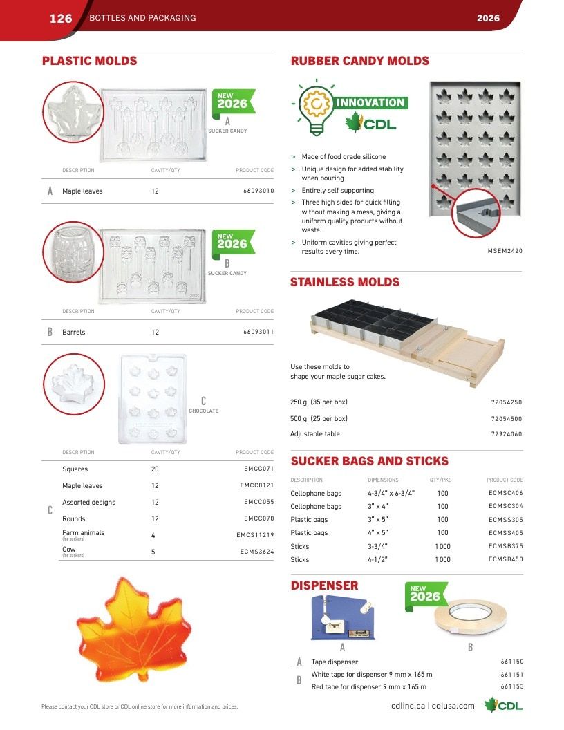 CDL USA Maple Equipment Catalog Weekly Ad January 1 - December 31, 2026