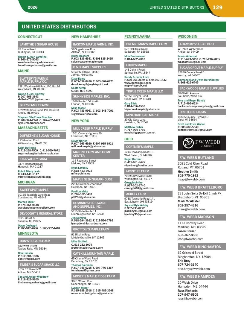 CDL USA Maple Equipment Catalog Weekly Ad January 1 - December 31, 2026