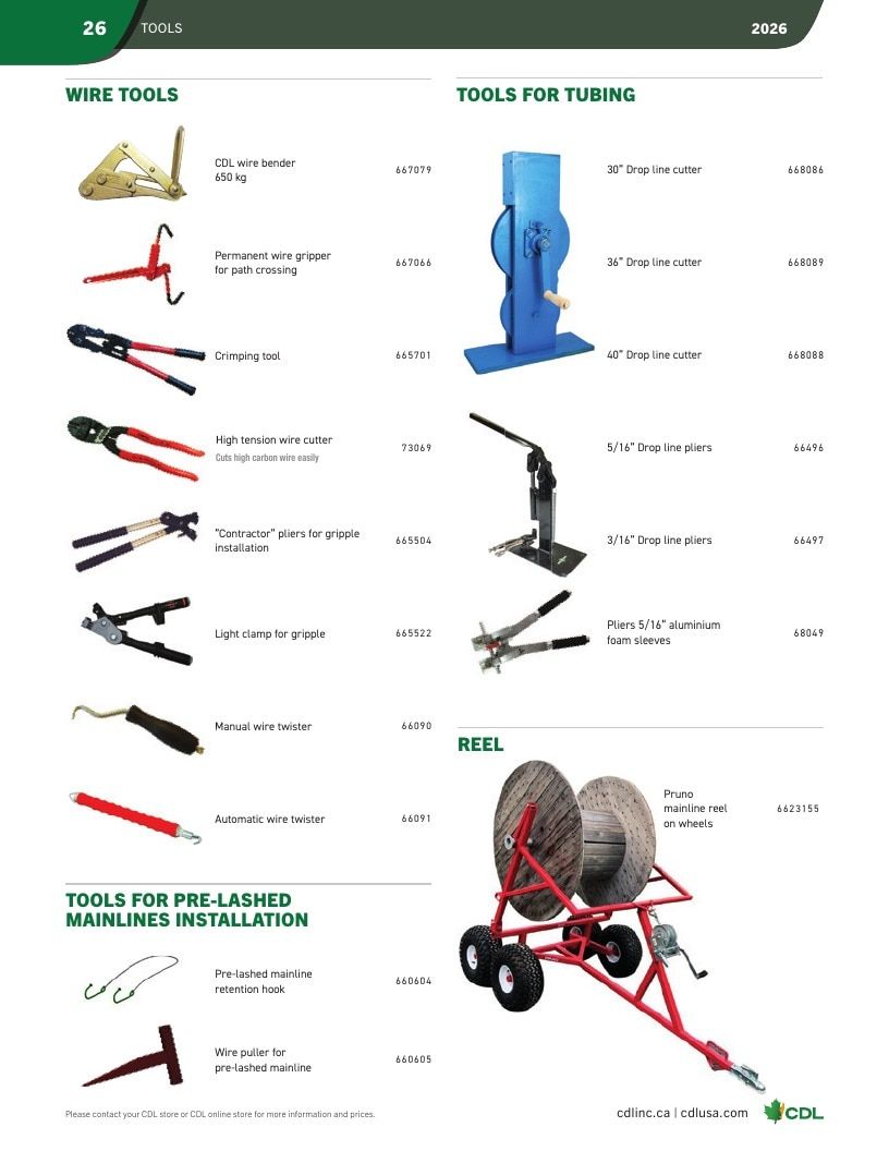 CDL USA Maple Equipment Catalog Weekly Ad January 1 - December 31, 2026