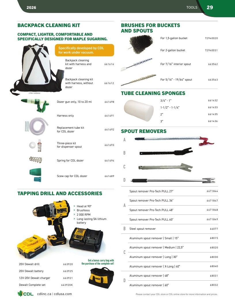 CDL USA Maple Equipment Catalog Weekly Ad January 1 - December 31, 2026
