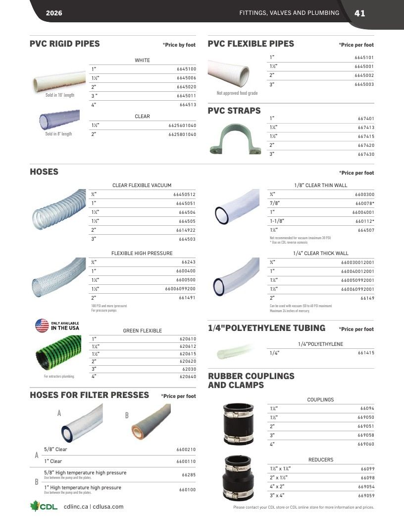 CDL USA Maple Equipment Catalog Weekly Ad January 1 - December 31, 2026