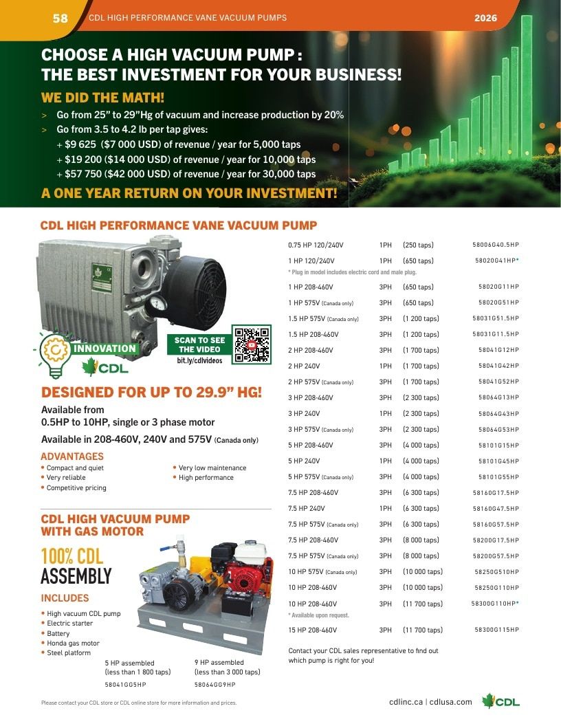 CDL USA Maple Equipment Catalog Weekly Ad January 1 - December 31, 2026