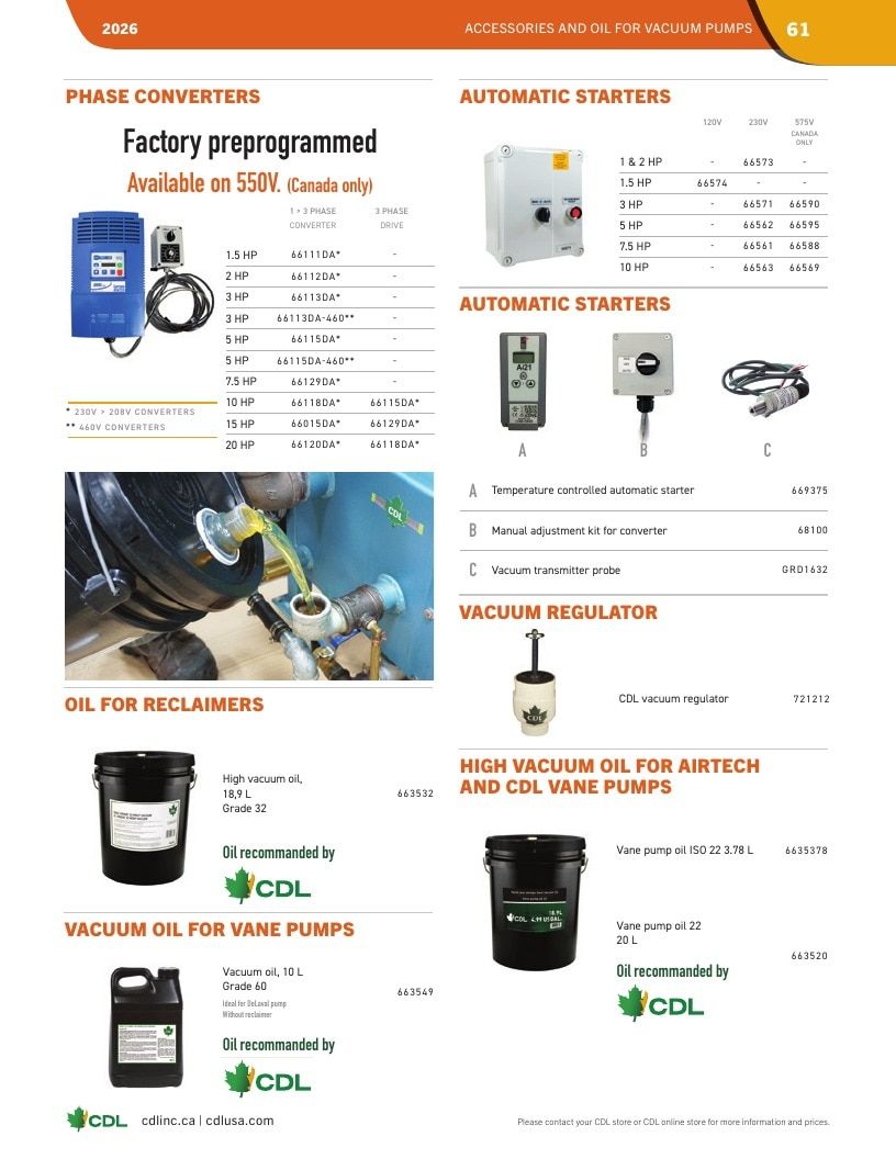 CDL USA Maple Equipment Catalog Weekly Ad January 1 - December 31, 2026