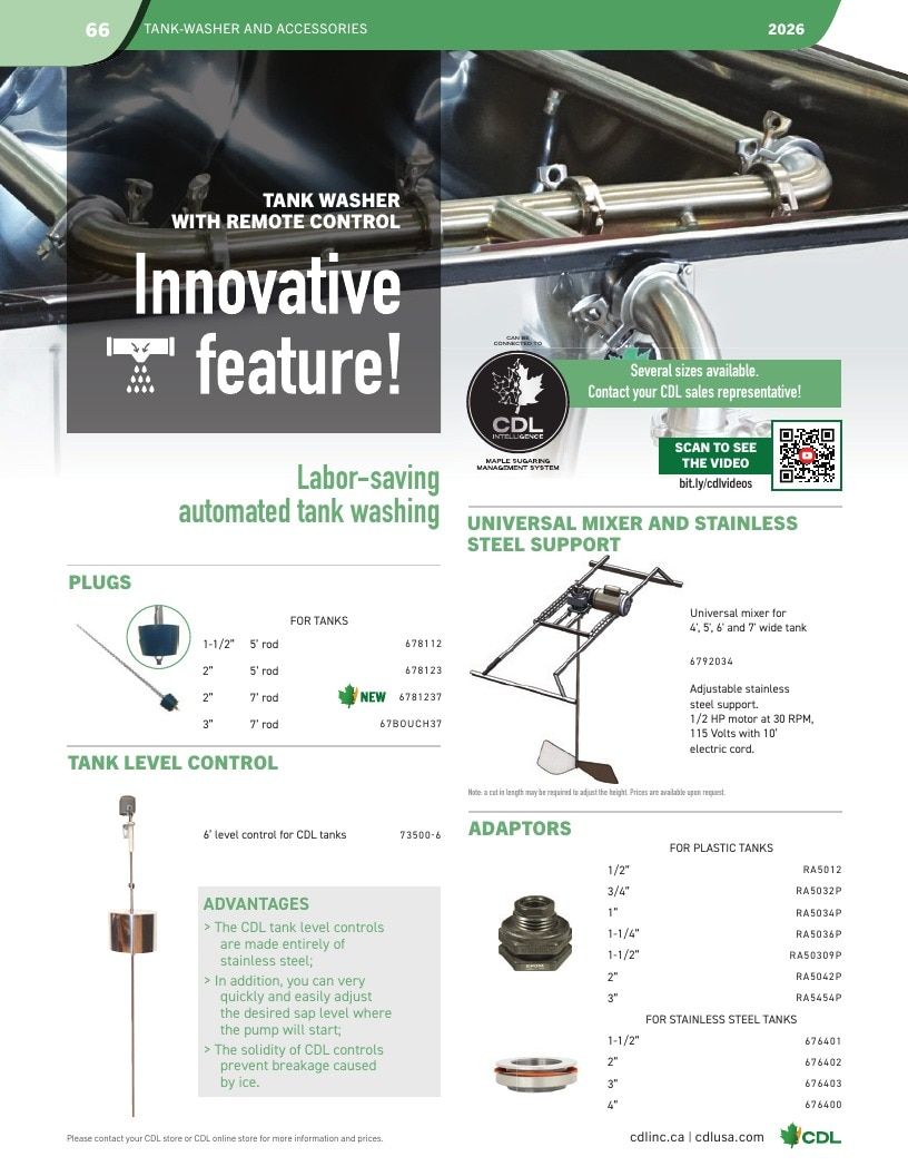 CDL USA Maple Equipment Catalog Weekly Ad January 1 - December 31, 2026