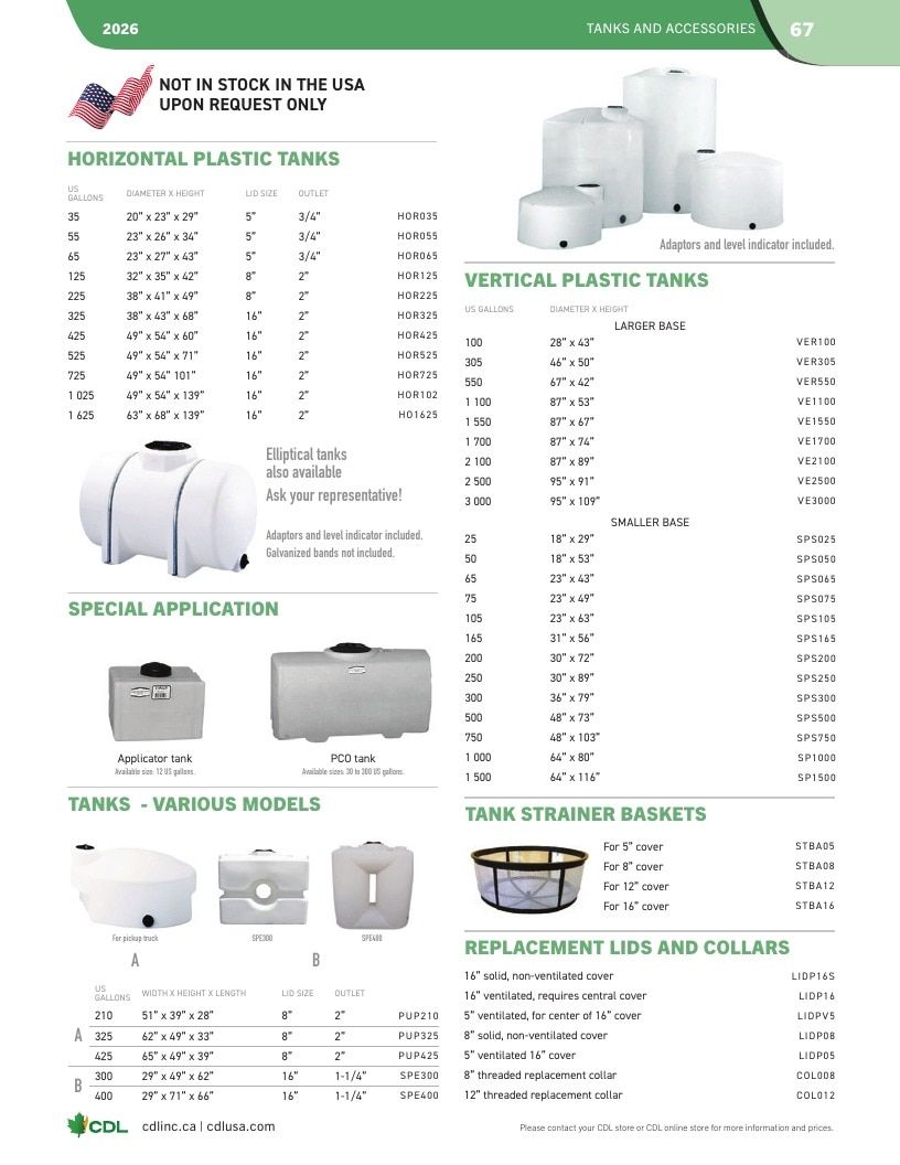 CDL USA Maple Equipment Catalog Weekly Ad January 1 - December 31, 2026