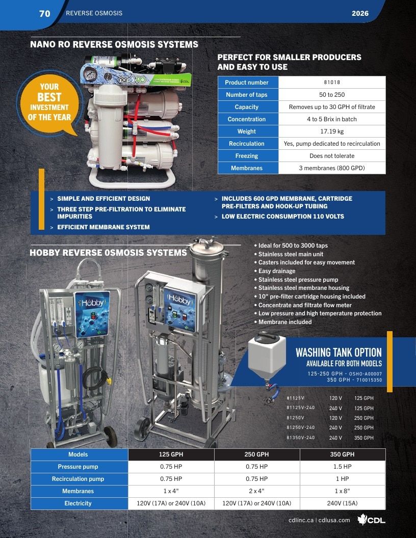 CDL USA Maple Equipment Catalog Weekly Ad January 1 - December 31, 2026