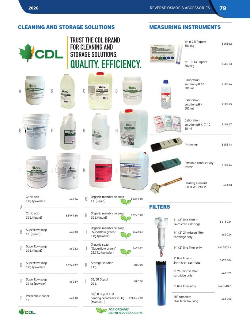 CDL USA Maple Equipment Catalog Weekly Ad January 1 - December 31, 2026