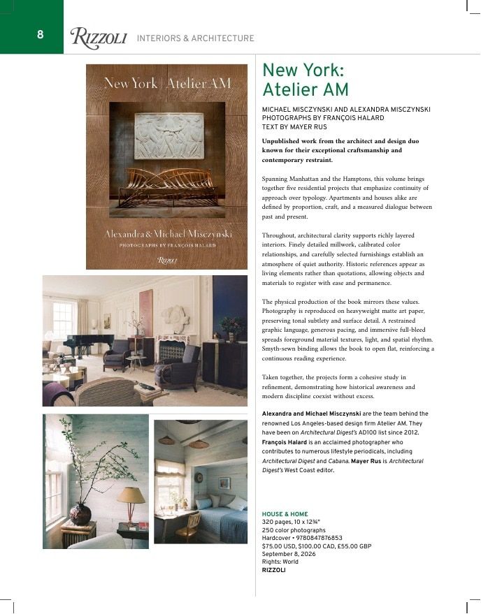 Rizzoli New York Fall 2026 Catalog Weekly Ad January 1 - December 31, 2026
