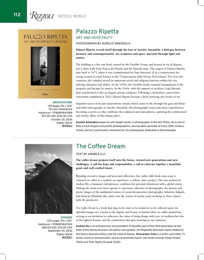 Rizzoli New York Fall 2026 Catalog Weekly Ad January 1 - December 31, 2026