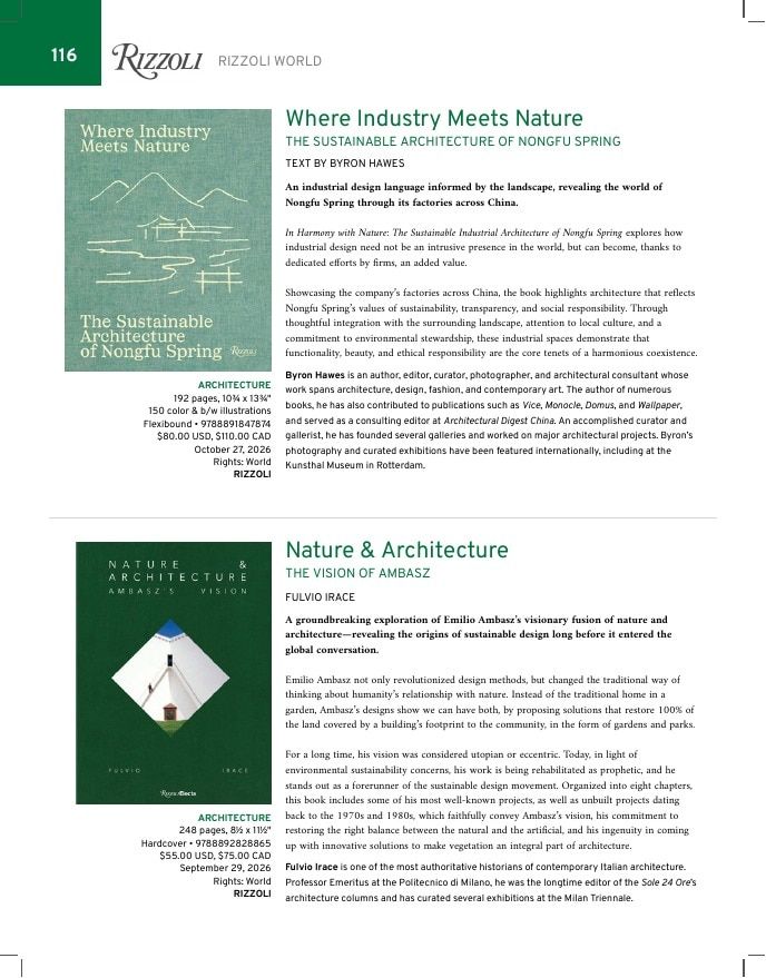 Rizzoli New York Fall 2026 Catalog Weekly Ad January 1 - December 31, 2026