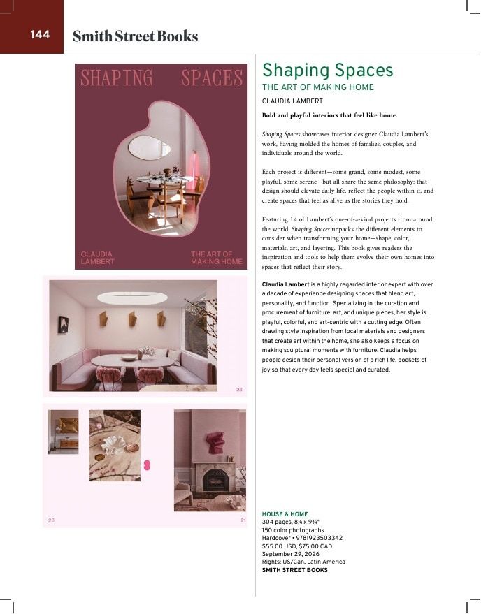 Rizzoli New York Fall 2026 Catalog Weekly Ad January 1 - December 31, 2026