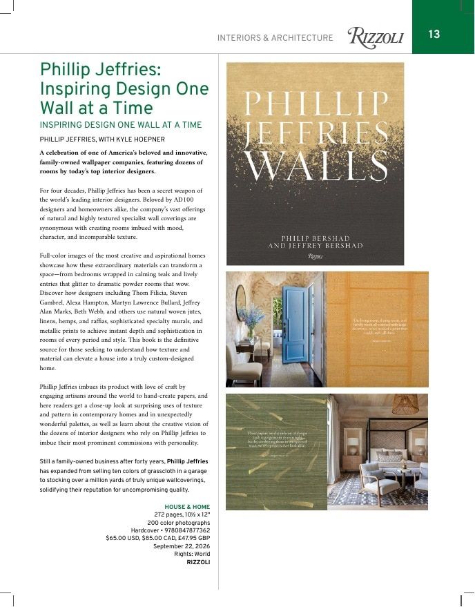 Rizzoli New York Fall 2026 Catalog Weekly Ad January 1 - December 31, 2026