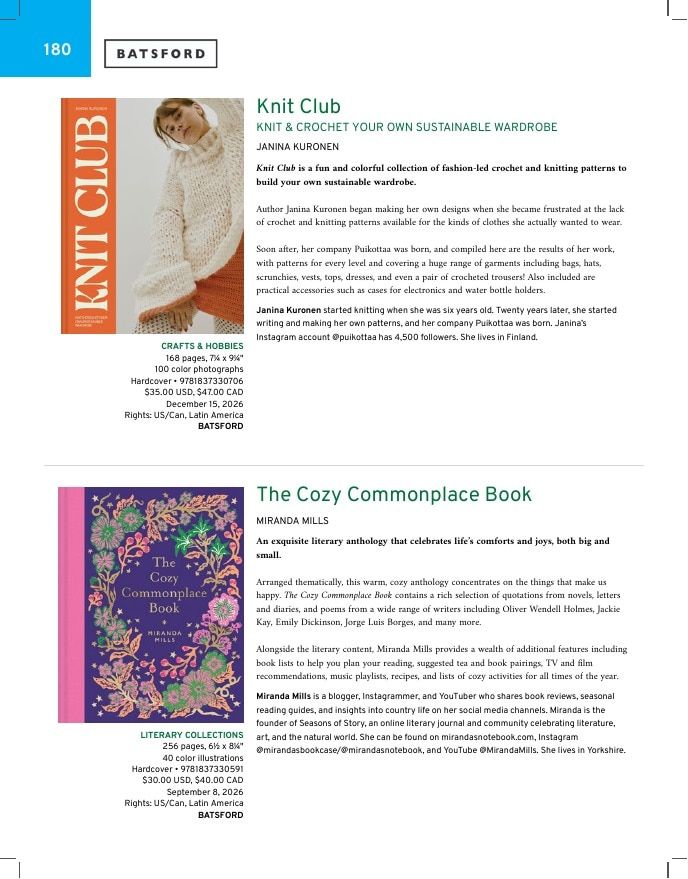 Rizzoli New York Fall 2026 Catalog Weekly Ad January 1 - December 31, 2026