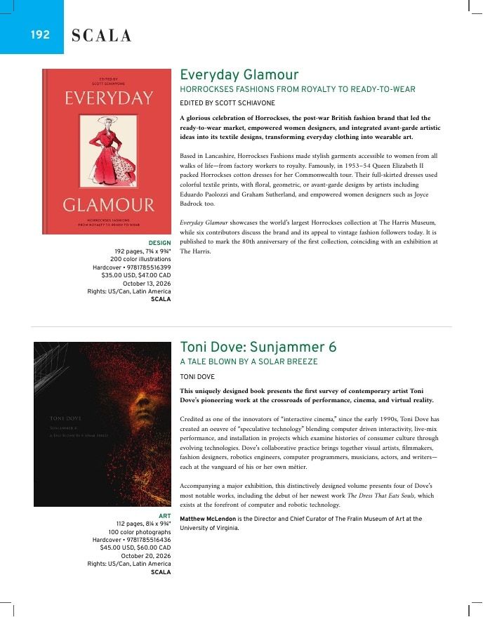 Rizzoli New York Fall 2026 Catalog Weekly Ad January 1 - December 31, 2026