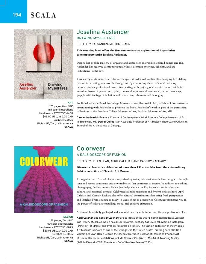 Rizzoli New York Fall 2026 Catalog Weekly Ad January 1 - December 31, 2026