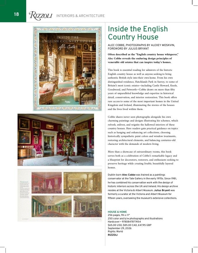 Rizzoli New York Fall 2026 Catalog Weekly Ad January 1 - December 31, 2026