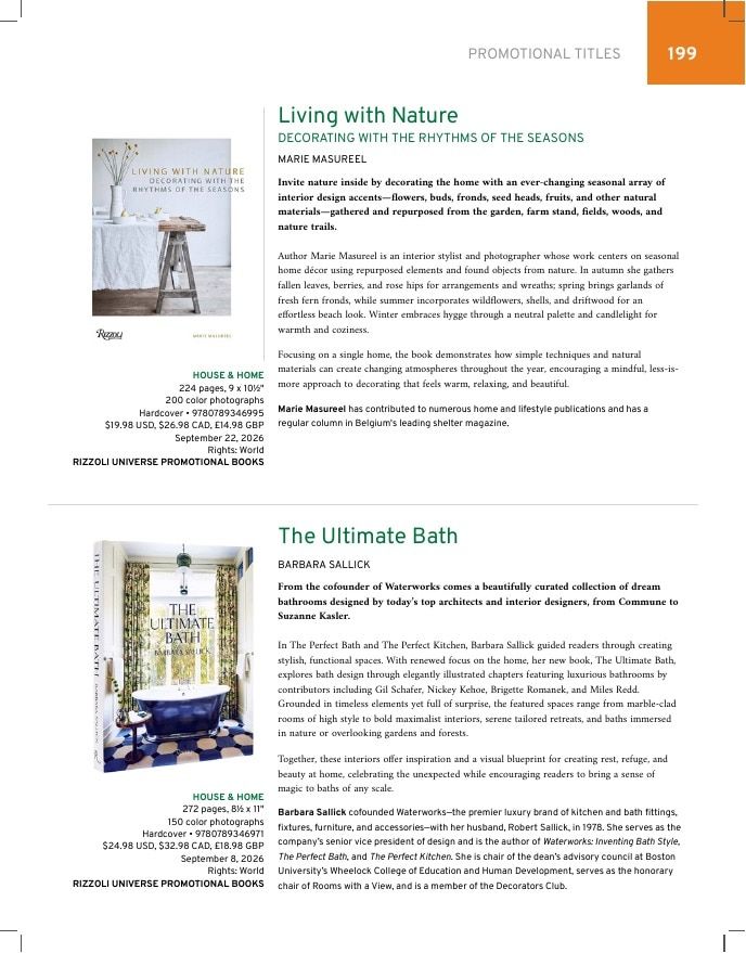 Rizzoli New York Fall 2026 Catalog Weekly Ad January 1 - December 31, 2026