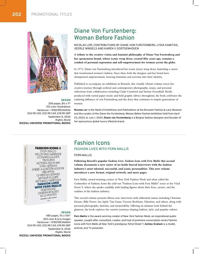 Rizzoli New York Fall 2026 Catalog Weekly Ad January 1 - December 31, 2026