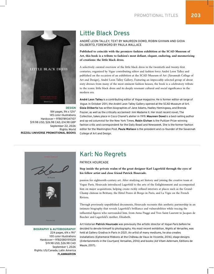 Rizzoli New York Fall 2026 Catalog Weekly Ad January 1 - December 31, 2026