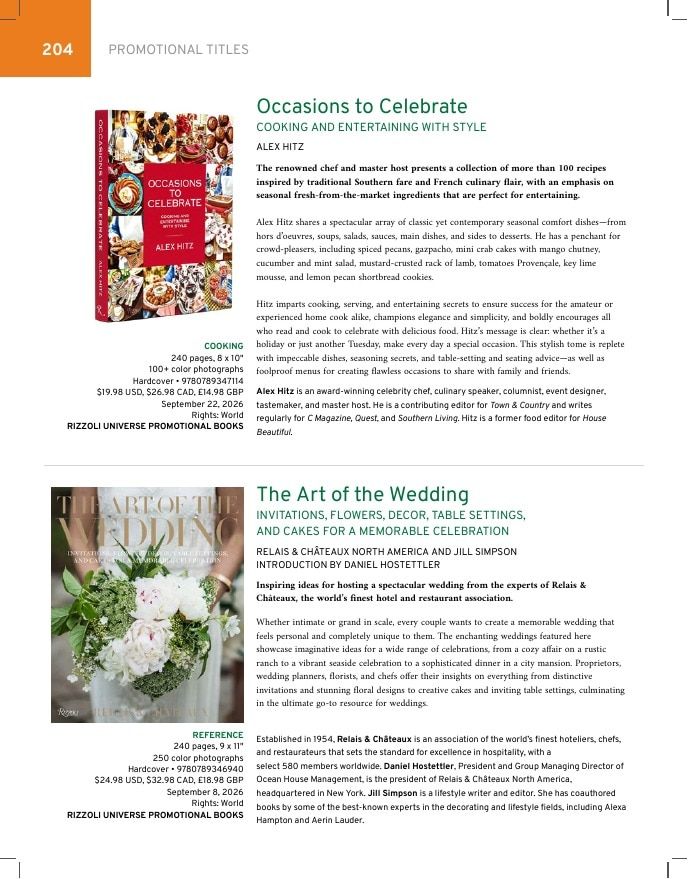 Rizzoli New York Fall 2026 Catalog Weekly Ad January 1 - December 31, 2026