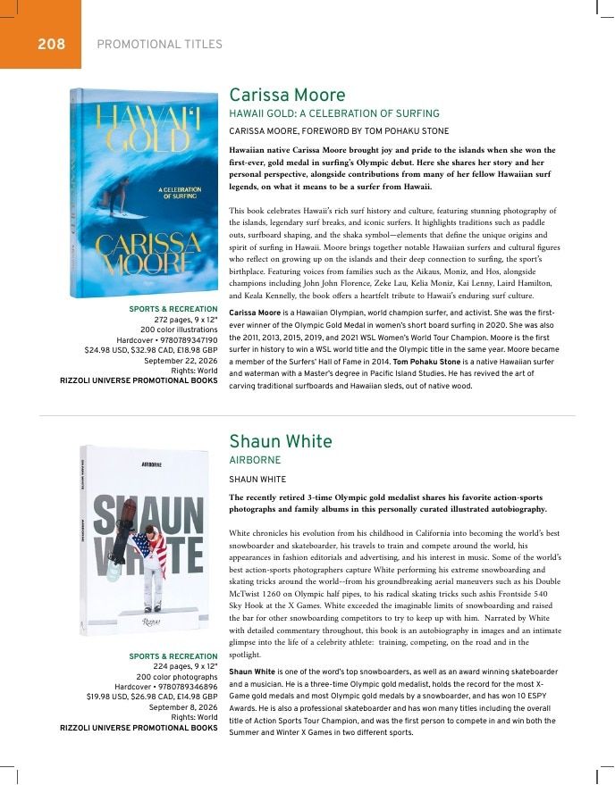 Rizzoli New York Fall 2026 Catalog Weekly Ad January 1 - December 31, 2026
