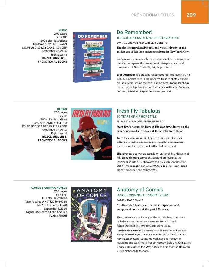 Rizzoli New York Fall 2026 Catalog Weekly Ad January 1 - December 31, 2026