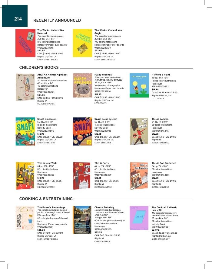 Rizzoli New York Fall 2026 Catalog Weekly Ad January 1 - December 31, 2026