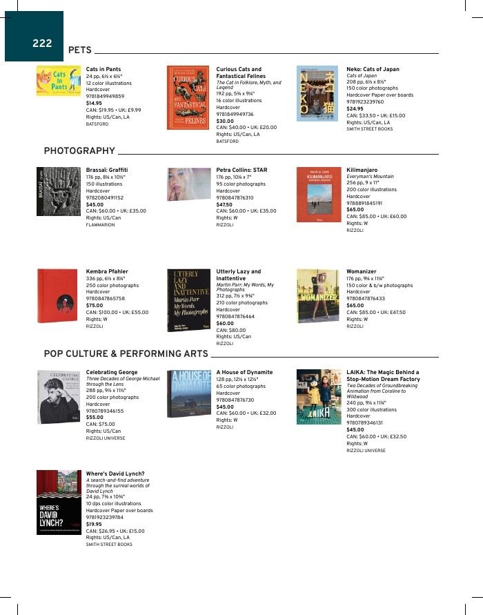 Rizzoli New York Fall 2026 Catalog Weekly Ad January 1 - December 31, 2026