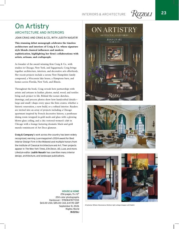 Rizzoli New York Fall 2026 Catalog Weekly Ad January 1 - December 31, 2026
