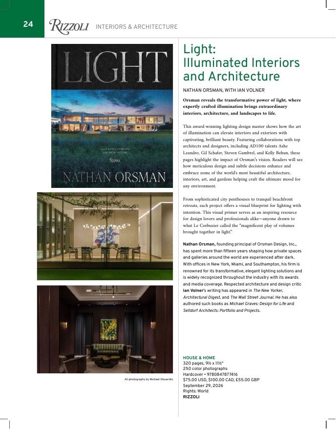 Rizzoli New York Fall 2026 Catalog Weekly Ad January 1 - December 31, 2026