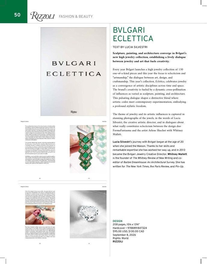 Rizzoli New York Fall 2026 Catalog Weekly Ad January 1 - December 31, 2026