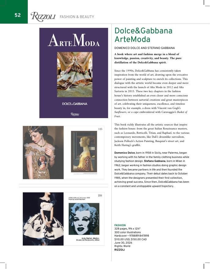 Rizzoli New York Fall 2026 Catalog Weekly Ad January 1 - December 31, 2026