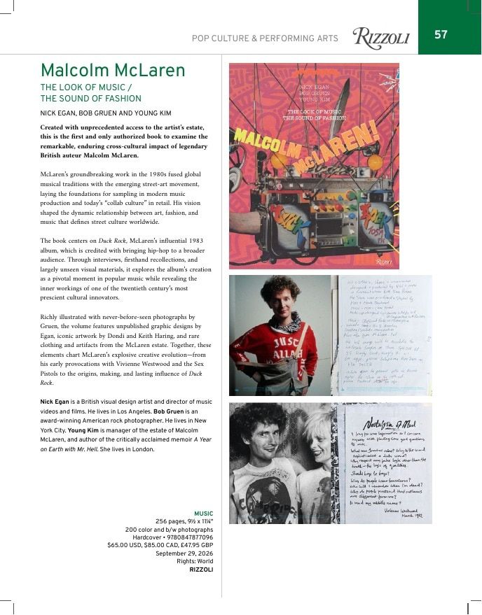 Rizzoli New York Fall 2026 Catalog Weekly Ad January 1 - December 31, 2026