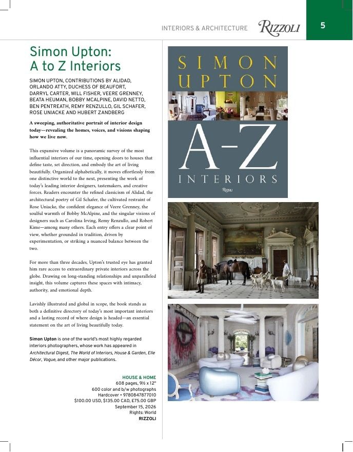 Rizzoli New York Fall 2026 Catalog Weekly Ad January 1 - December 31, 2026