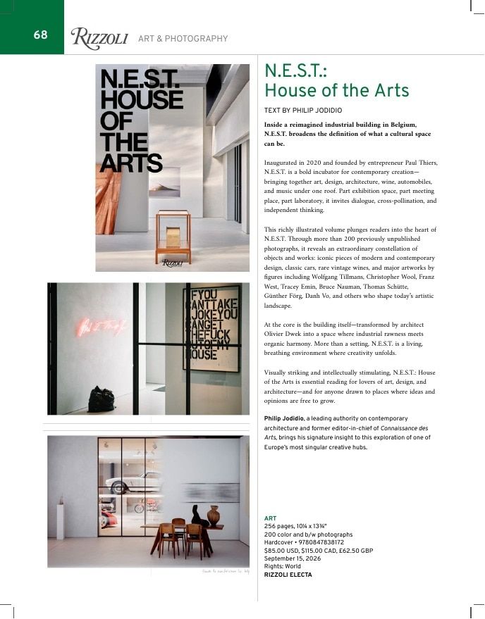 Rizzoli New York Fall 2026 Catalog Weekly Ad January 1 - December 31, 2026