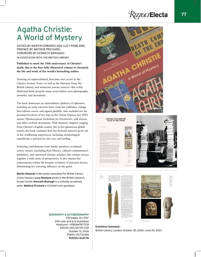 Rizzoli New York Fall 2026 Catalog Weekly Ad January 1 - December 31, 2026