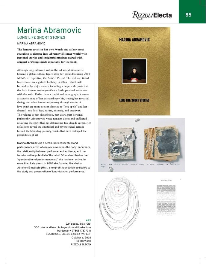 Rizzoli New York Fall 2026 Catalog Weekly Ad January 1 - December 31, 2026