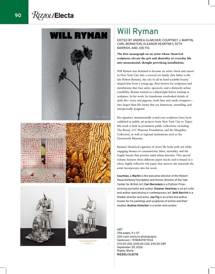 Rizzoli New York Fall 2026 Catalog Weekly Ad January 1 - December 31, 2026