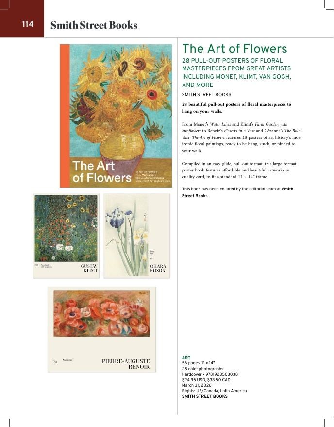 Rizzoli New York Spring 2026 Catalog Weekly Ad January 1 - December 31, 2026