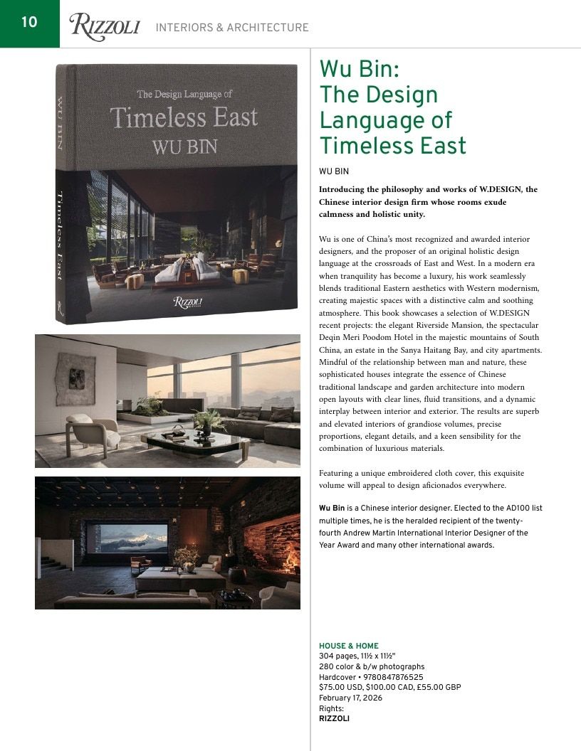 Rizzoli New York Spring 2026 Catalog Weekly Ad January 1 - December 31, 2026