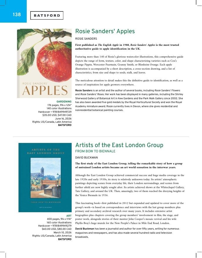 Rizzoli New York Spring 2026 Catalog Weekly Ad January 1 - December 31, 2026