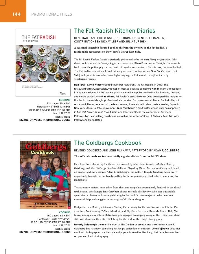 Rizzoli New York Spring 2026 Catalog Weekly Ad January 1 - December 31, 2026