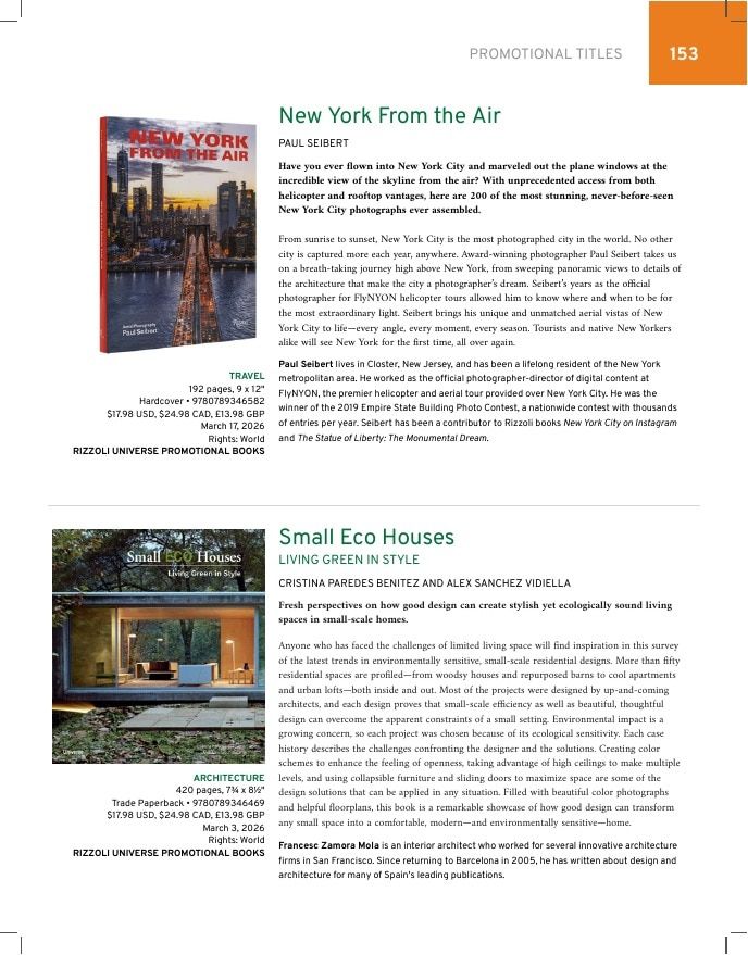 Rizzoli New York Spring 2026 Catalog Weekly Ad January 1 - December 31, 2026