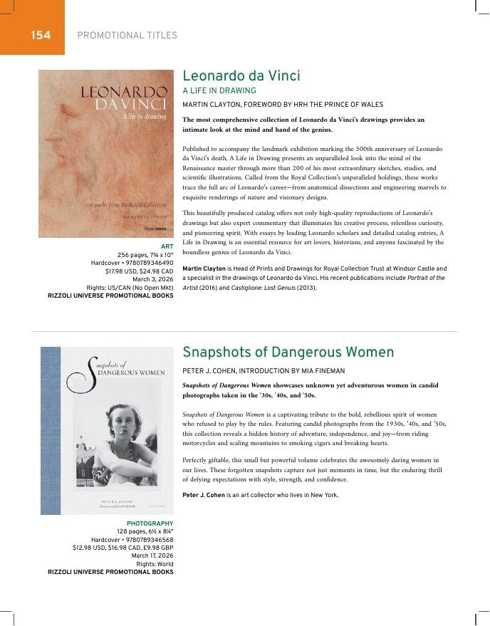 Rizzoli New York Spring 2026 Catalog Weekly Ad January 1 - December 31, 2026