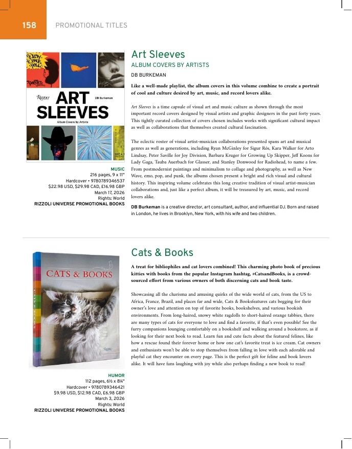 Rizzoli New York Spring 2026 Catalog Weekly Ad January 1 - December 31, 2026