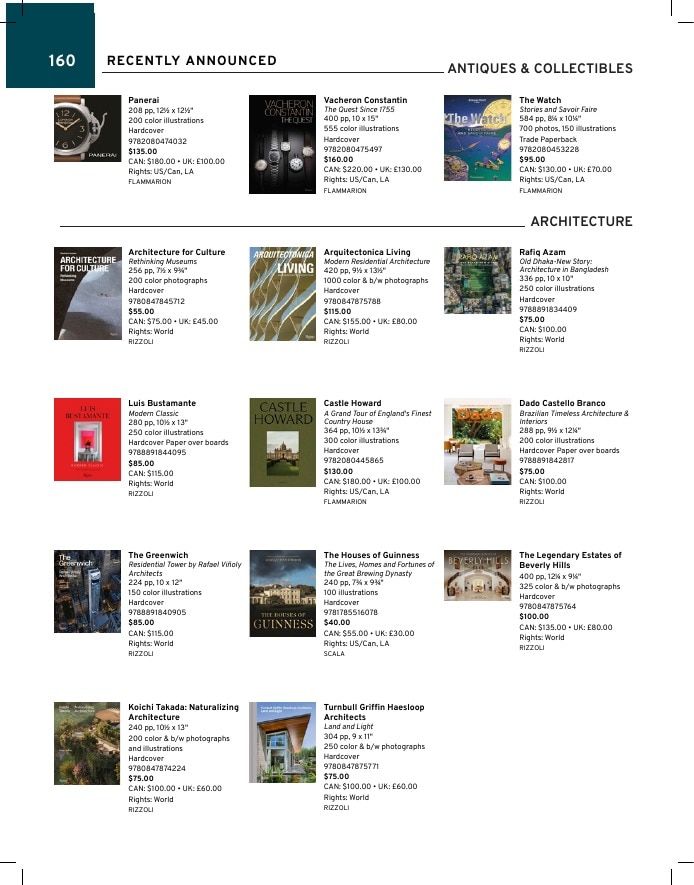 Rizzoli New York Spring 2026 Catalog Weekly Ad January 1 - December 31, 2026