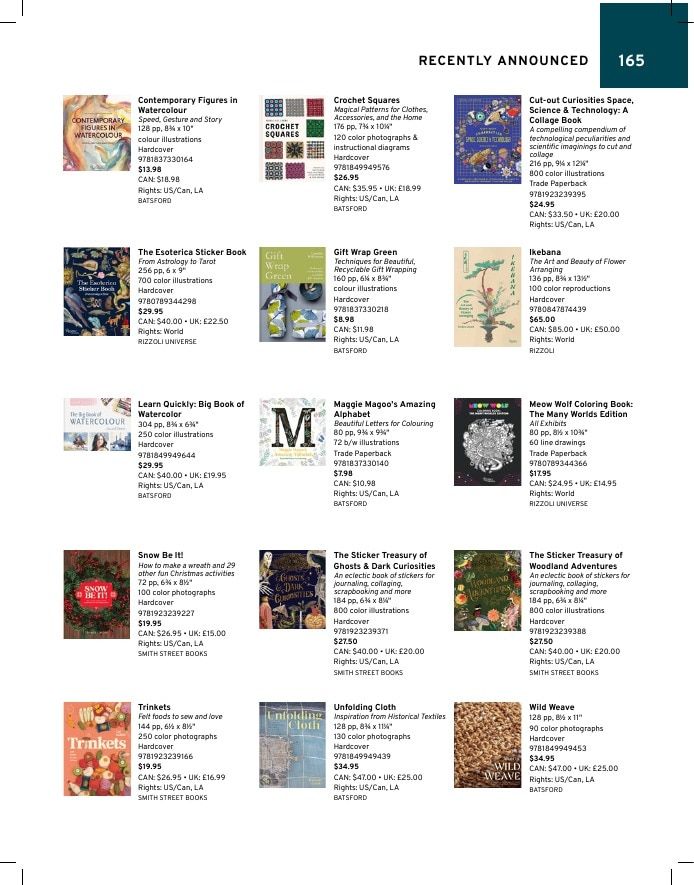 Rizzoli New York Spring 2026 Catalog Weekly Ad January 1 - December 31, 2026