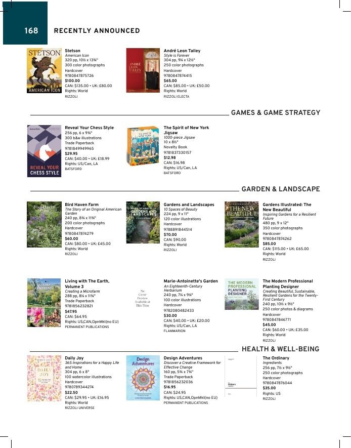 Rizzoli New York Spring 2026 Catalog Weekly Ad January 1 - December 31, 2026
