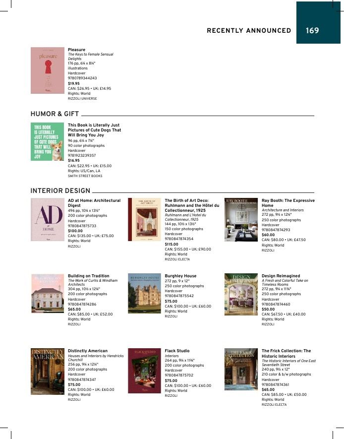 Rizzoli New York Spring 2026 Catalog Weekly Ad January 1 - December 31, 2026